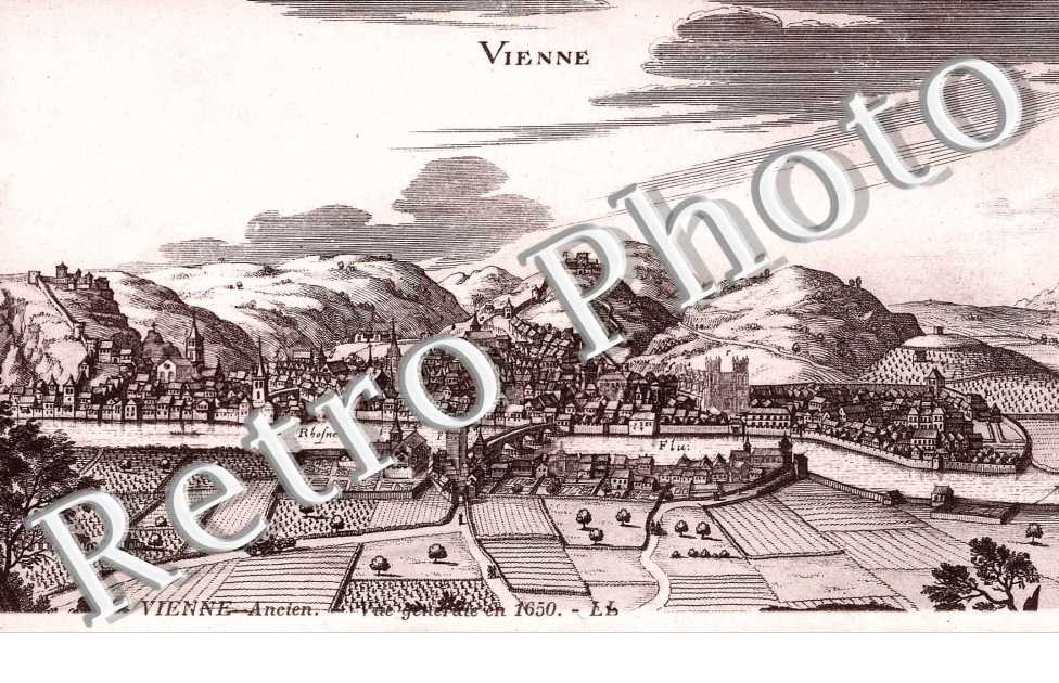 vue generale en 1650 gravure