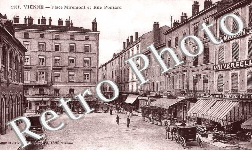 place Miremont et rue Ponsard