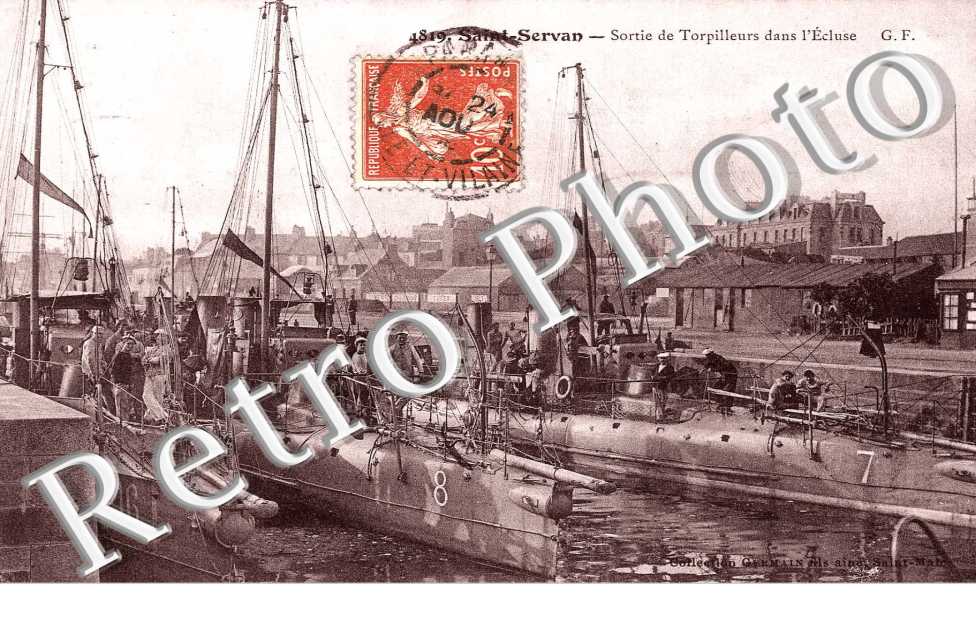 sortie de torpilleurs dans l'ecluse