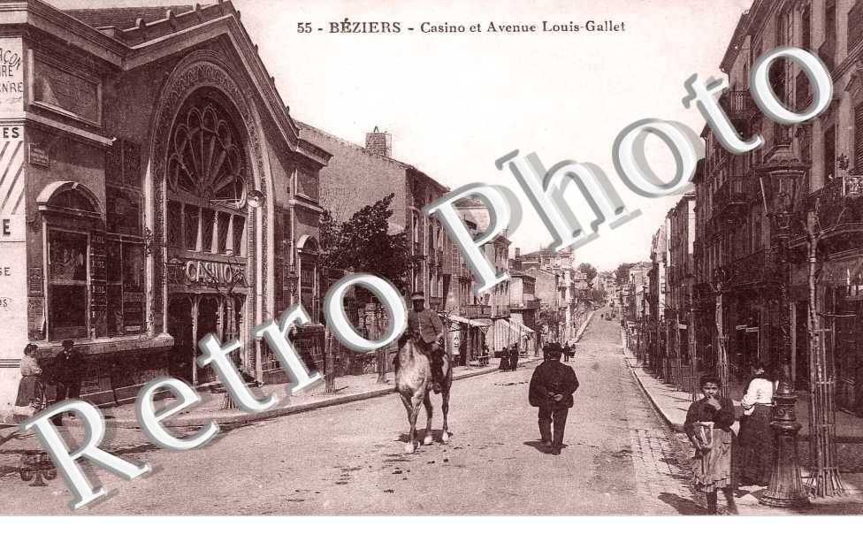 Casino et avenue Louis-Gallet