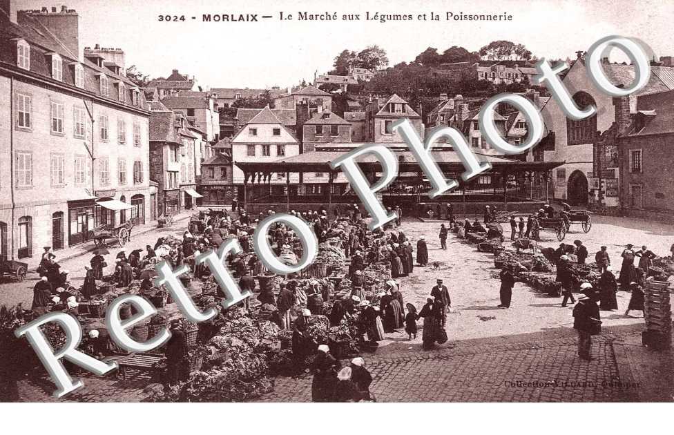 Le Marche aux legumes et la Poissonnerie