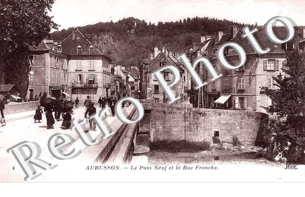 Pont neuf et rue Franche