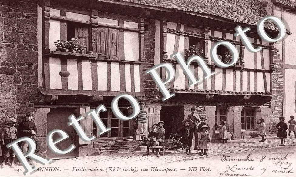 vieilles maison (16eme) , rue Kerampont