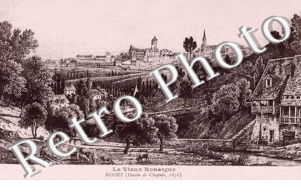 le vieux rouergue (dessin Chapuis 1836)