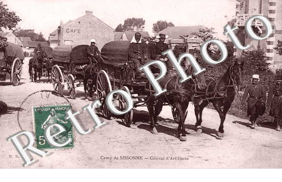 CAMP - CONVOI D'ARTILLERIE