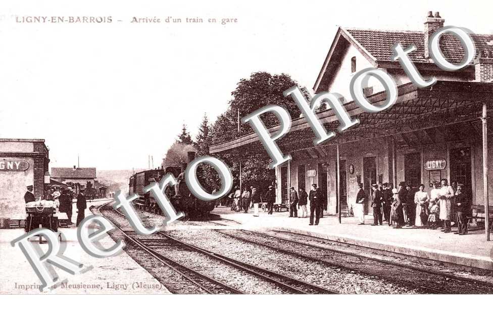 arrivee d'un train en gare