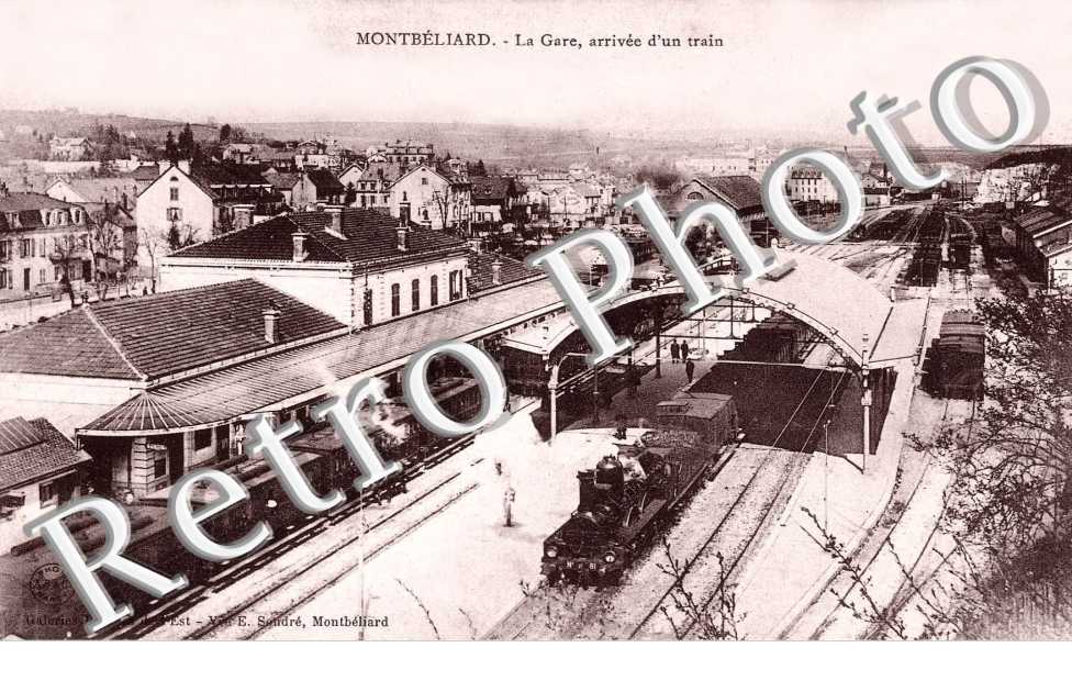 la gare, arrivee d&#039;un train