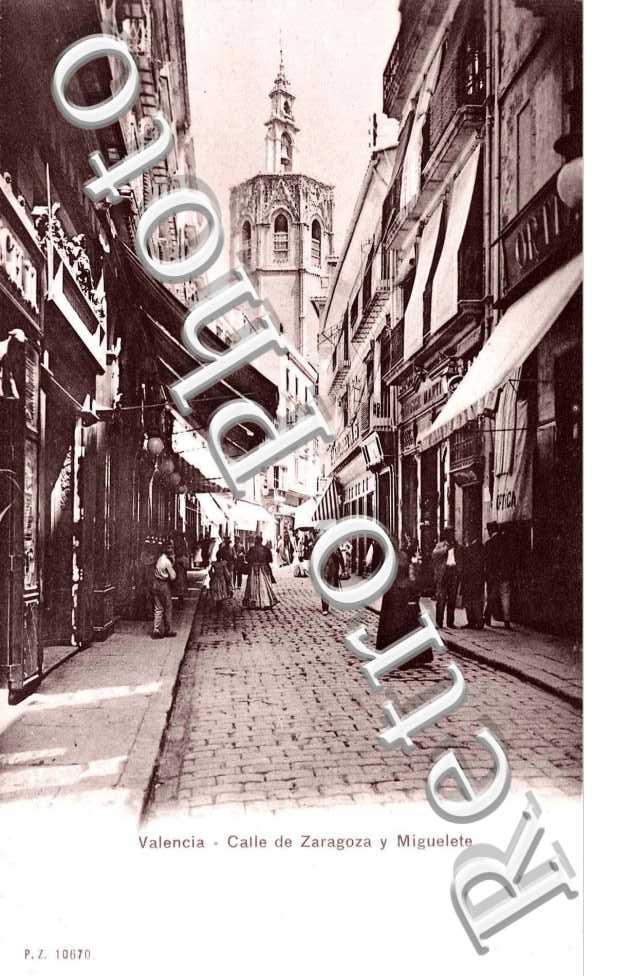 Calle de Zaragoza y Miguelete