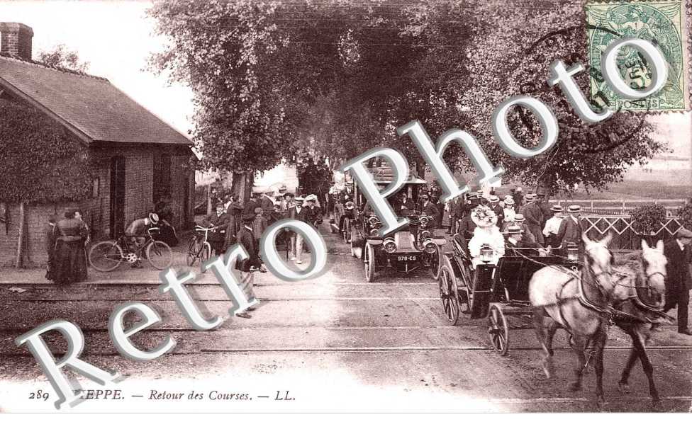 Retour des courses - voiture - caleche
