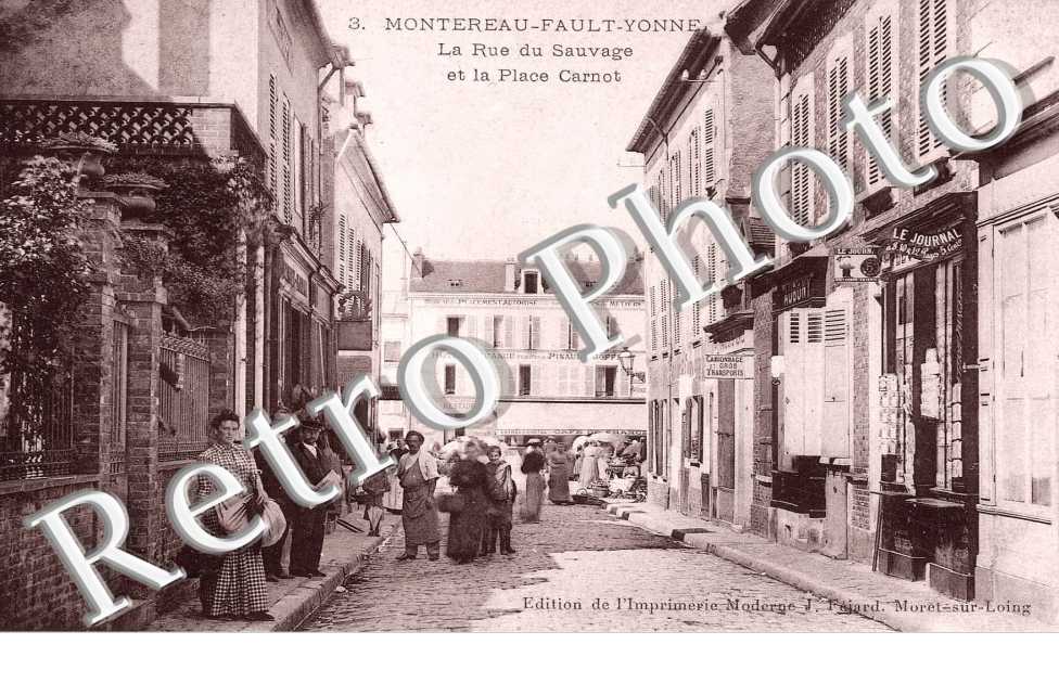 la Rue du Sauvage et la Place Carnot