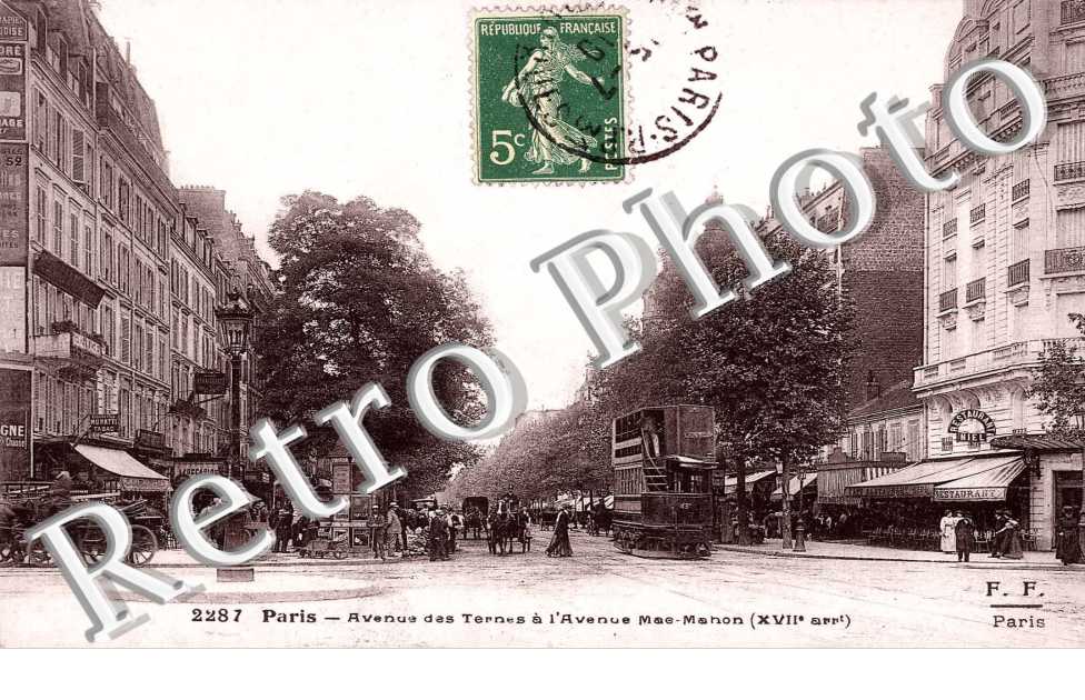 l&#039;avenue des Ternes a l&#039;avenue Mac-Mahon