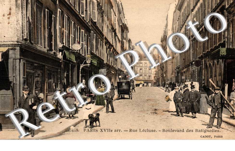 rue l&#039;Ecluse - boiulevard des Batignolles
