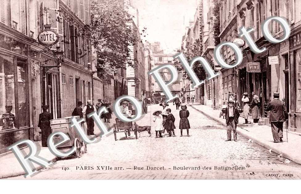 RUE DARCET Boulevard des Batignolles