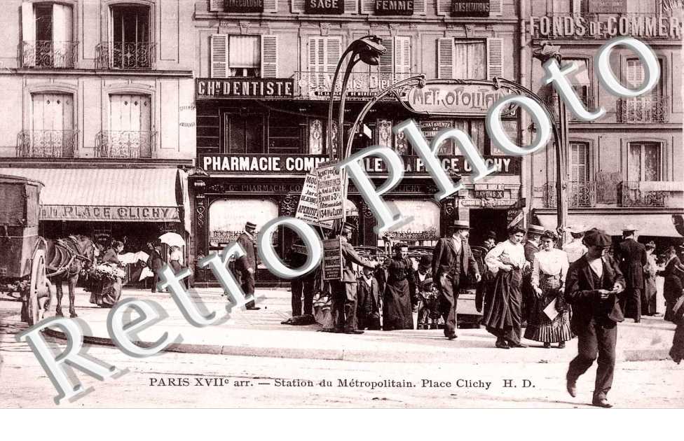 station du Metropolitain Place Clichy