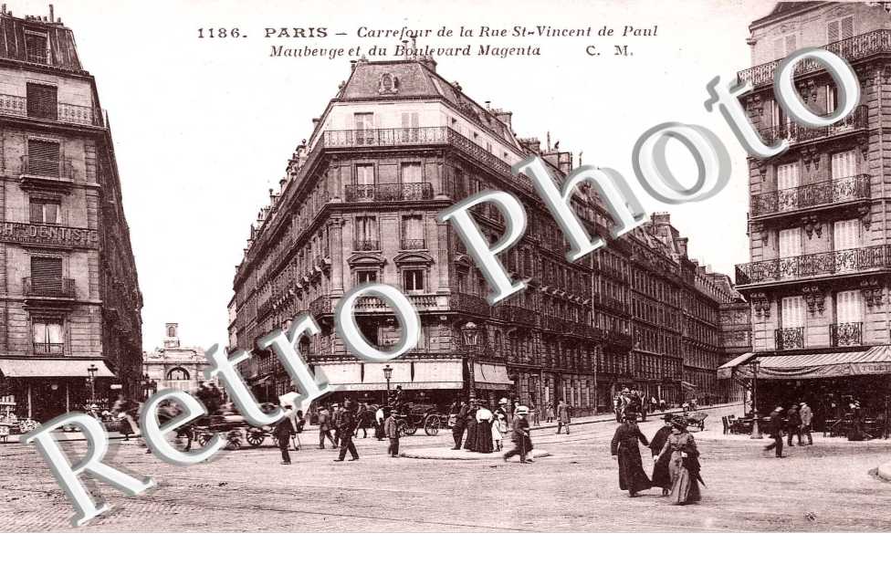 CARREFOUR DE LA RUE SAINT VINCENT DE PAUL MAUBEUGE ET DU BOULEVARD MAGENTA