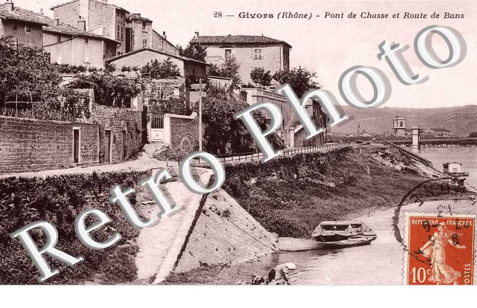 PONT DE CHASSE ET ROUTE DE BANS