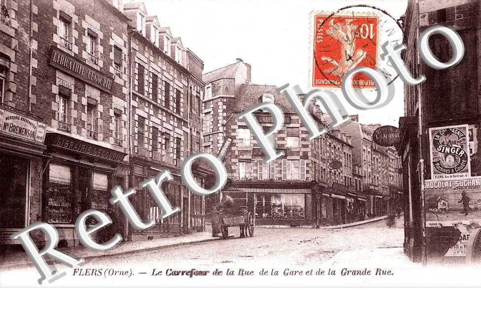 rue de la gare et grande rue, carrefour