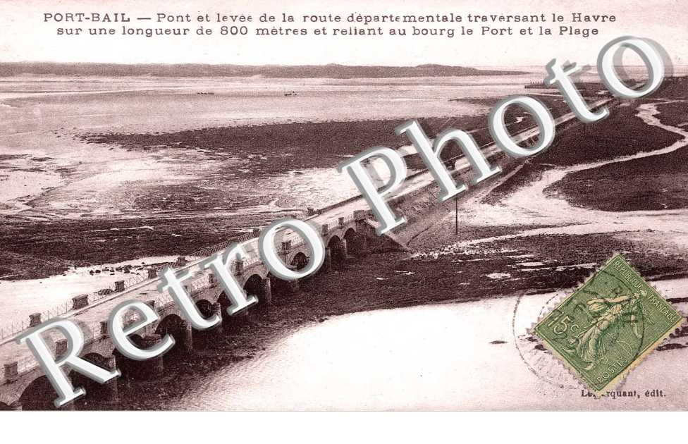 pont et levee de la route departementale traversant le havre