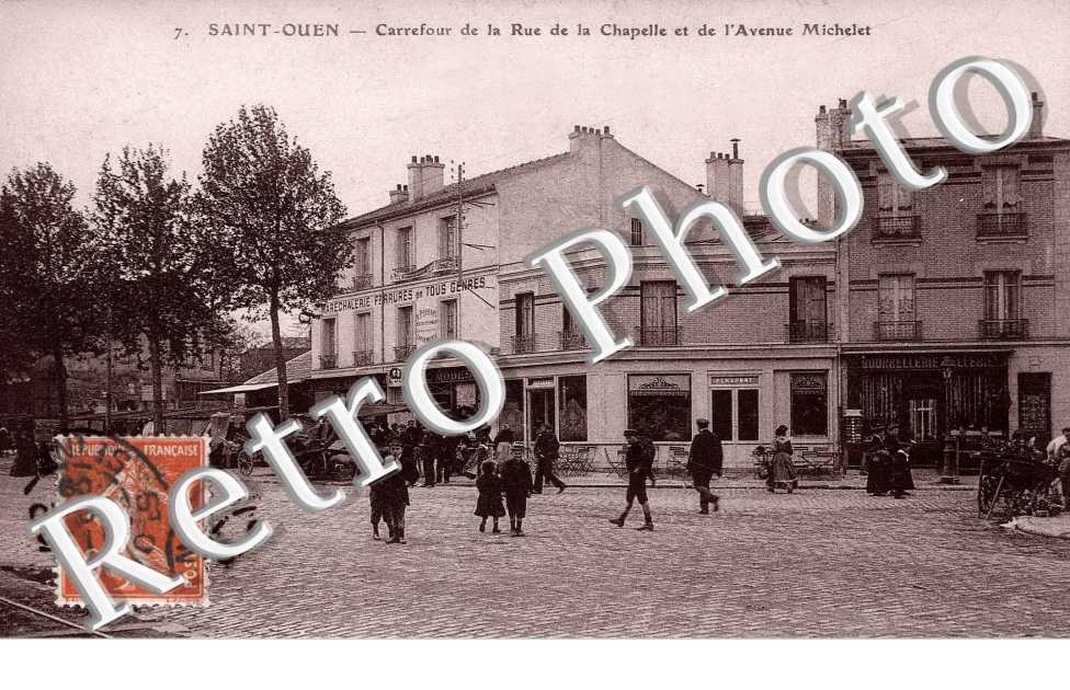 rue de la chapelle et avenue Michelet