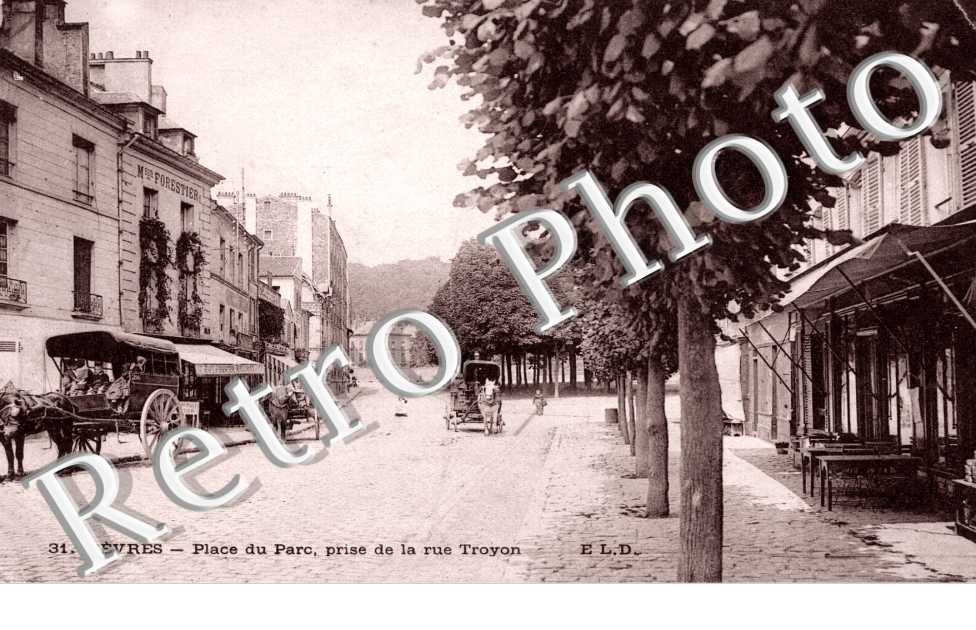 Place du parc Prise de la rue de Troyon