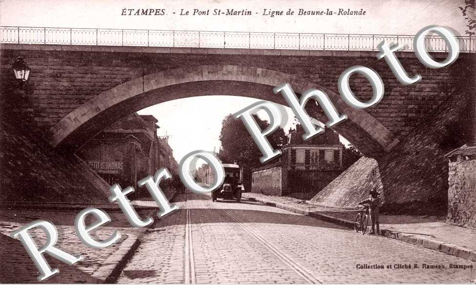 Le pont Saint Martin - Ligne de Beaune la Rolande