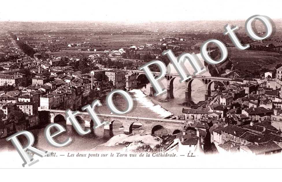 les deux ponts sur le tarn