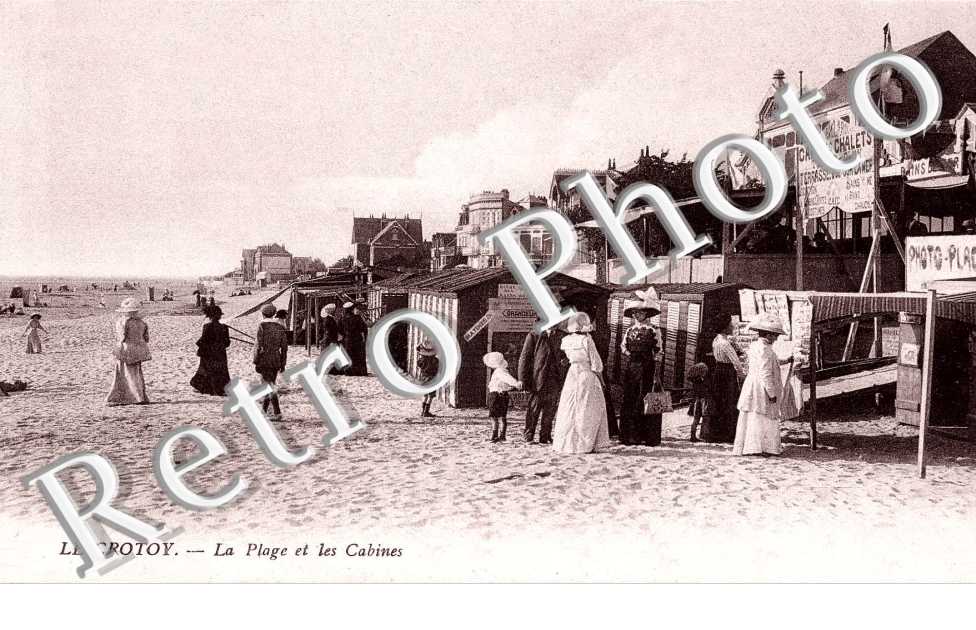 la plage et les cabines