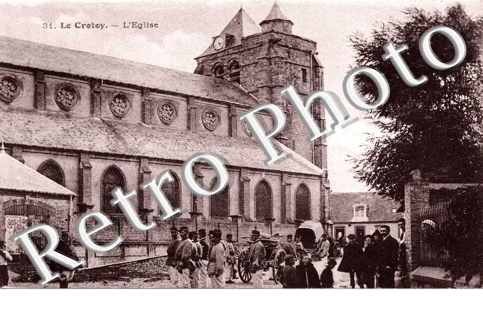 l'église en 1907