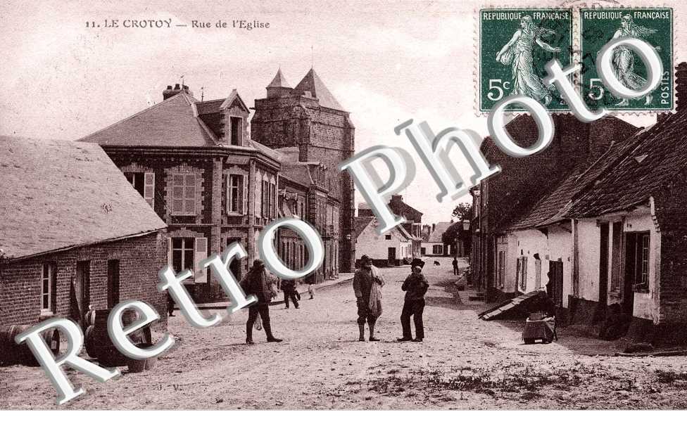 rue de l&#039;église en 1910