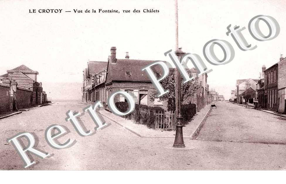 vue de la Fontaine, rue des Chalets