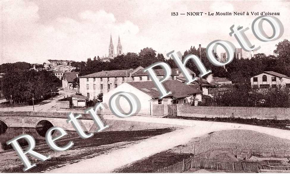 Le Moulin Neuf à vol d'oiseau