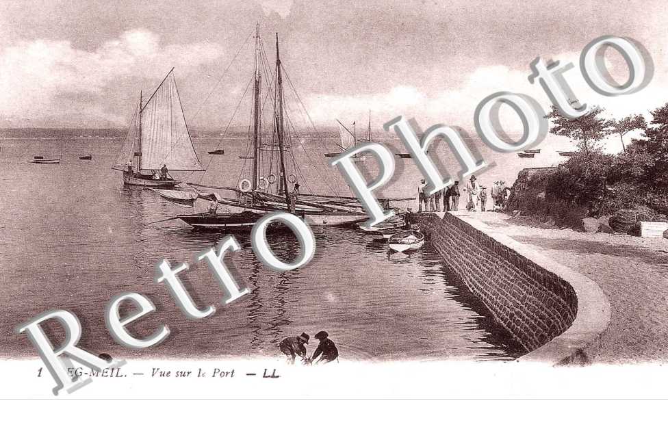 beg meil, vue sur le port