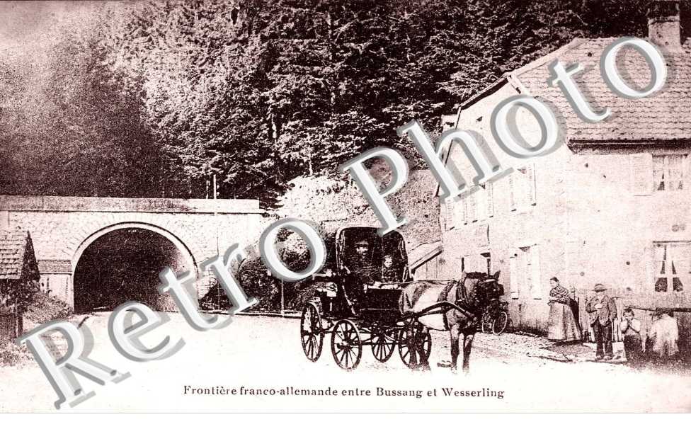 Frontiere franco-allemande entre Bussang et Wesserling