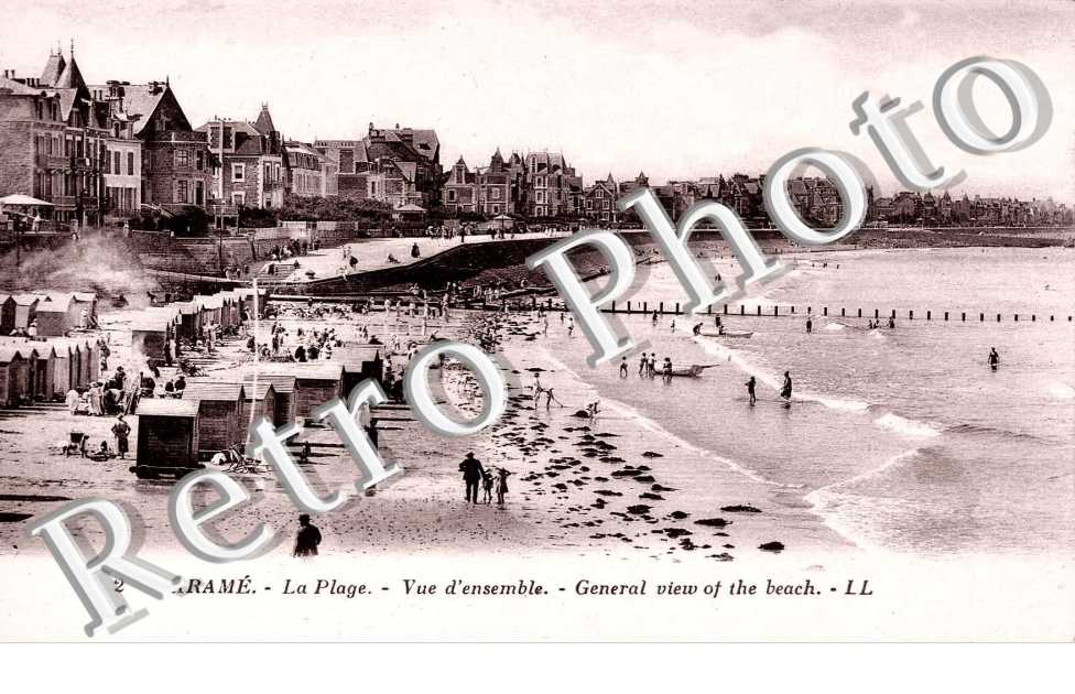 la plage vue d&#039;ensemble
