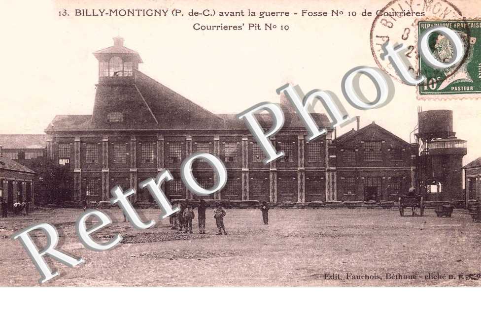 avant la guerre, fosse nÂ°10 de Courrieres
