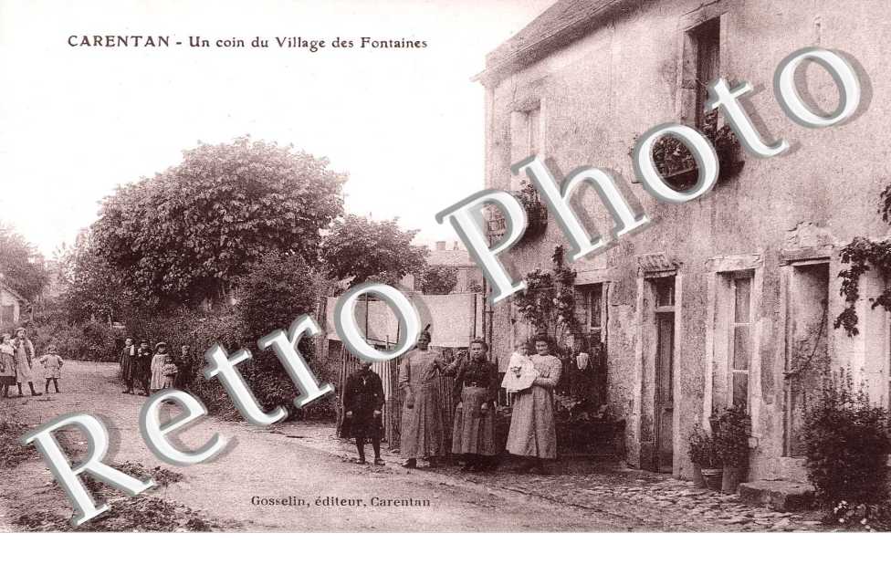 Un coin du village des fontaines