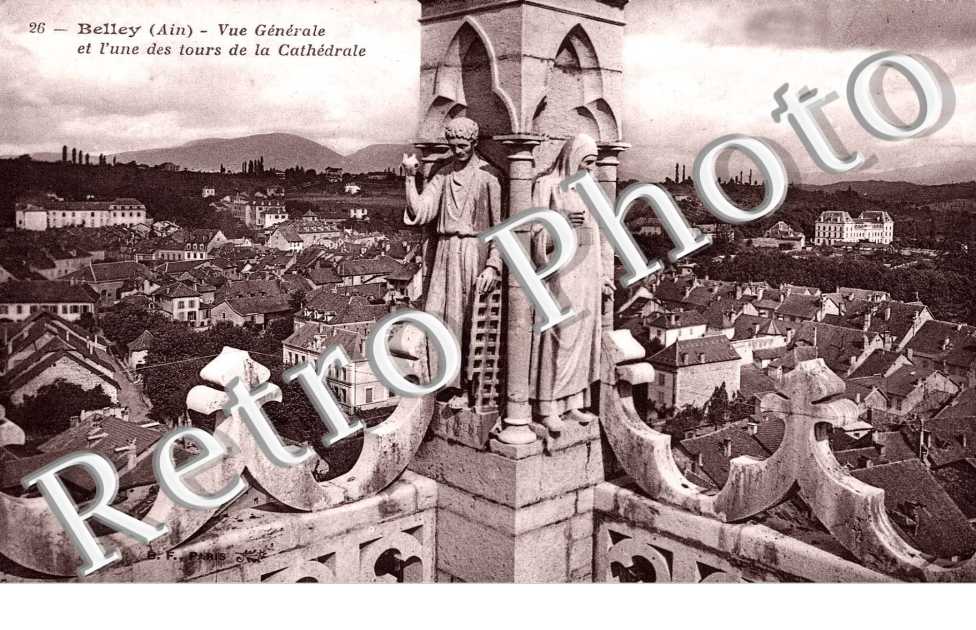 Vue generale et l&#039;une des tours de la cathedrale