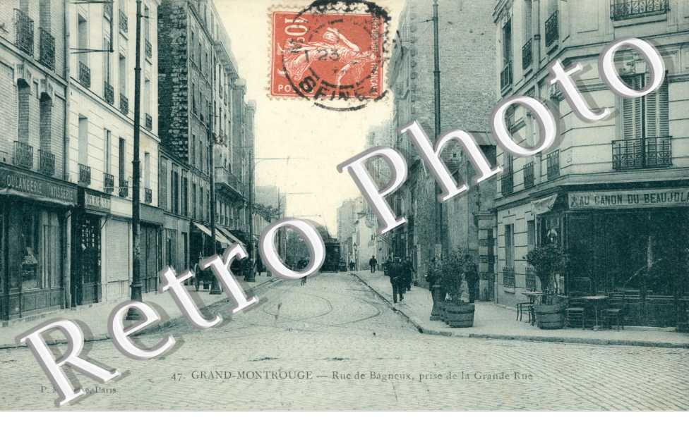 Grand-Montrouge - rue de Bagneux, prise de la Grande Rue