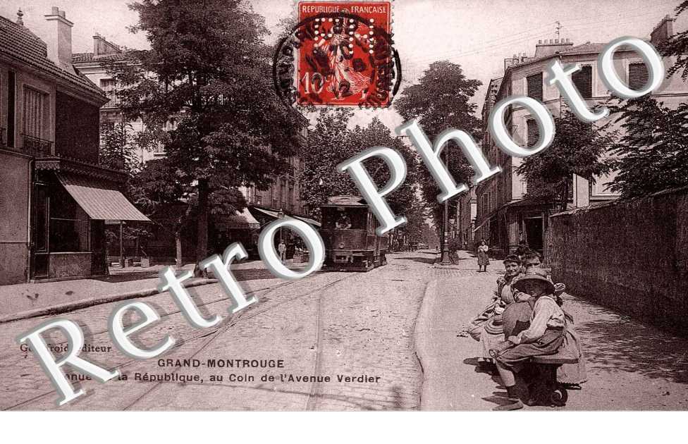Grand-Montrouge avenue de la République, au coin de l&#039;Avenue Verdier