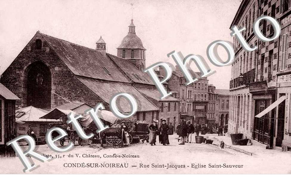 rue Saint Jacques, eglise Saint Sauveur