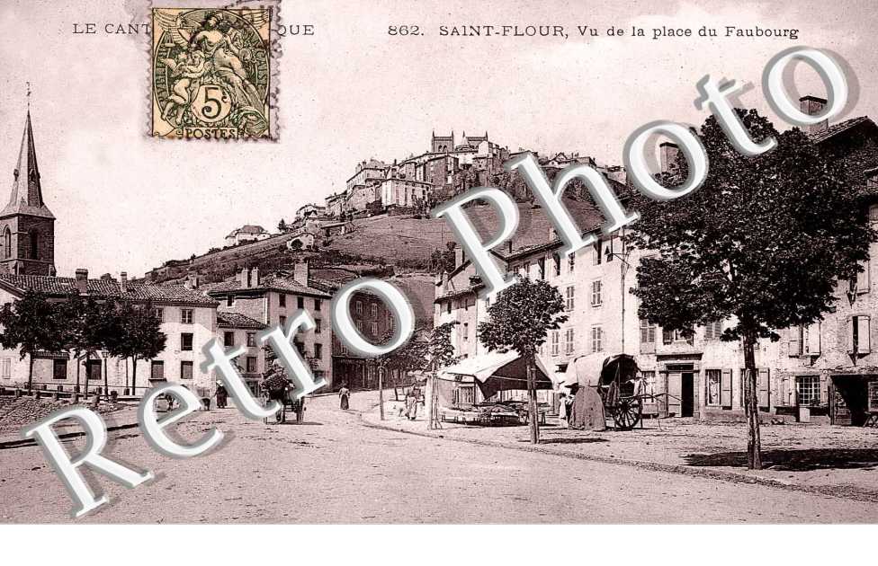 vue de la place du faubourg