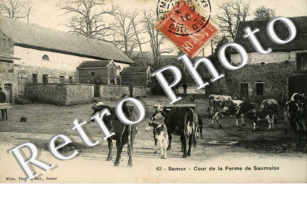 cour de la ferme de Saumaise