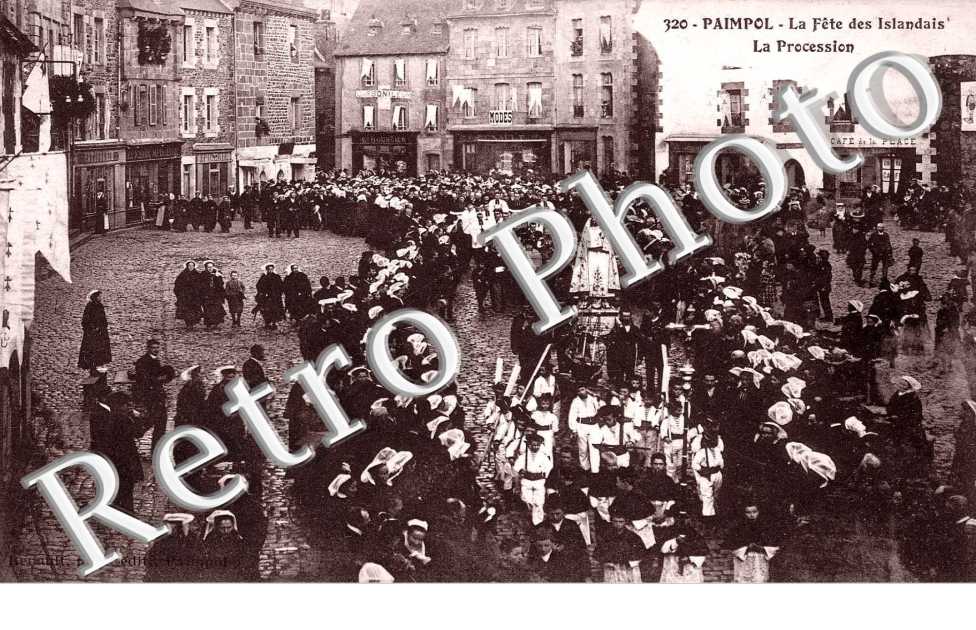la fete des Islandais , la procession