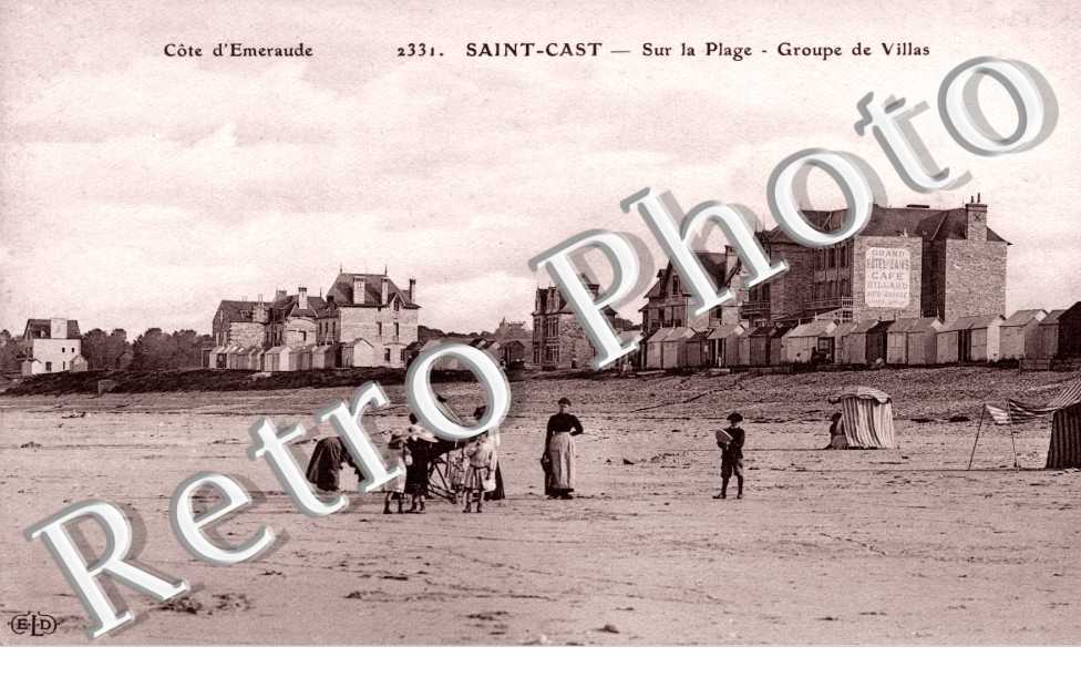 sur la plage - groupe de Villas