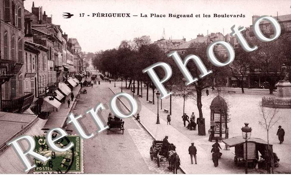 la Place Bugeaud et les boulevards