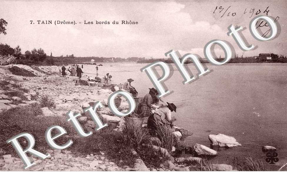 les bords du Rhone
