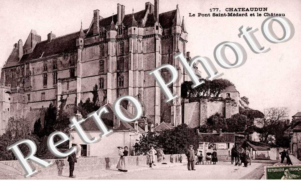 Pont Saint-Medard et le chateau