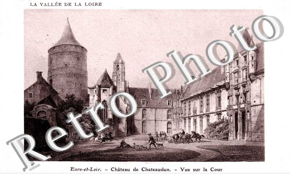 chateau de chateaudun, vue sur la cour