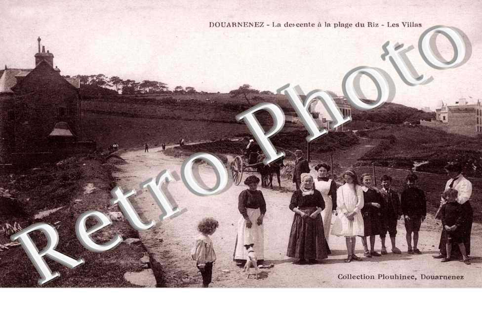 La descente a la plage du Riz - les villas