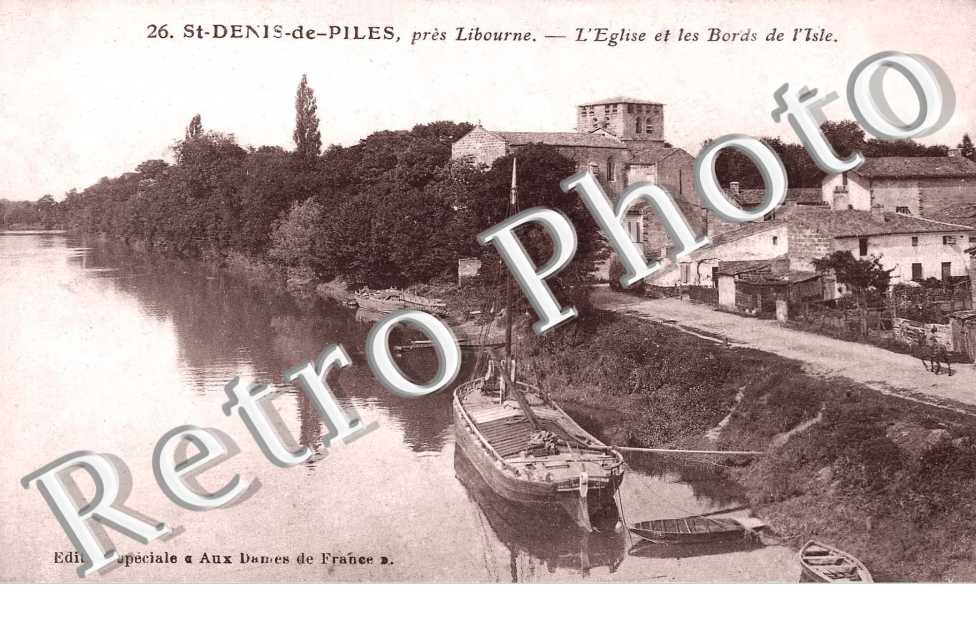 L&#039;Eglise et les Bords de l&#039;Isle